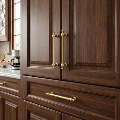 khtumeware 5-Pack 3-3/4-Inch(96mm) Champagne Bronze Cabinet Pulls - color: Champagne Bronze, size: 3-3/4"(96mm) Hole Center