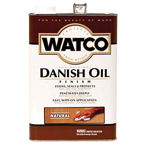 Rust-OLEUM 242217 Watco Gallon Natural Danish Oil Wood Finish