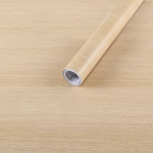 Arthome 23.6" x200"Peel and Stick Oak Wood Contact Paper Self-Adhesive Wall Paper,Decorative Vinyl Film for Countertop, Cabinets, Shelf, Drawer Liner,Easy to Clean Removable Wall Covering - color: Oak Wood, size: 23.6" x 200"