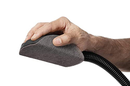 Mirka Roundy Hand Sanding Block for 6 in Hook and Loop Discs, Vacuum-Ready