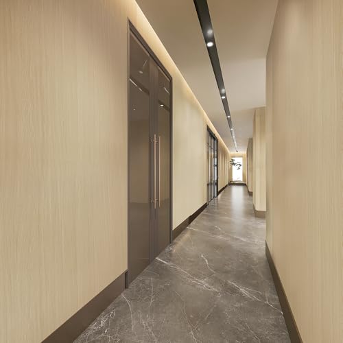 BOMENG Wood Grain Contact Paper Kitchen Countertop Peel and Stick Wallpaper - color: Beige Wood, size: 32" x 354"