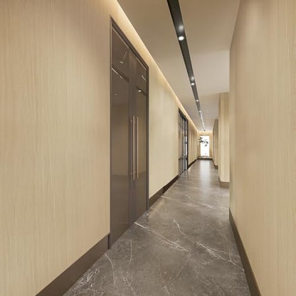 BOMENG Wood Grain Contact Paper Kitchen Countertop Peel and Stick Wallpaper - color: Beige Wood, size: 32" x 354"