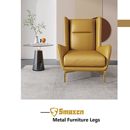 6 inch /15cm Brushed Bronze Color Metal Furniture Legs Set of 4 - color: Brushed Bronze, size: 6 inch