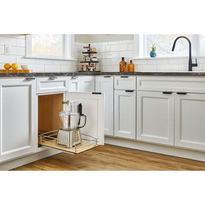 Rev-A-Shelf Pullout Organizer w/Soft-Close, Min Opening Width 14" - size: 18" Cabinet