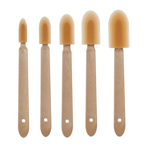 Silicone Caulking Finishing Tool Kit - Effortless Easycaulking with Smoothing Finger Finisher Tips for Toilet, Brick, Skirting, Kitchen, Bathroom - 5 Size Set