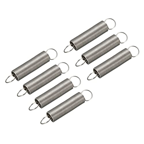 METALLIXITY Extension Spring (0.4x5x25mm/0.016"x0.2"x0.98") 15Pcs, Stainless Steel Tension Spring Wire - for Home Repair Construction Machinery - size: 0.016"x0.2"x0.98"