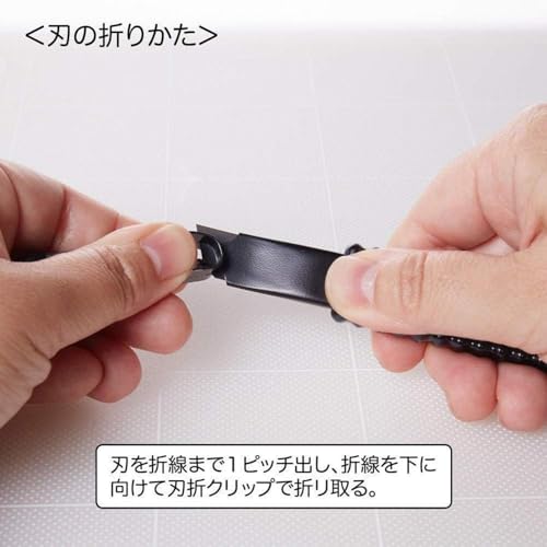 NT Cutter Premium Evolution PMG Serie, Aluminum Die-Cast Grip (PMGH-EVO2) - size: 12.3mm Medium-Duty, style: Black Aluminum Diecast Grip with Extra Sharp Blade