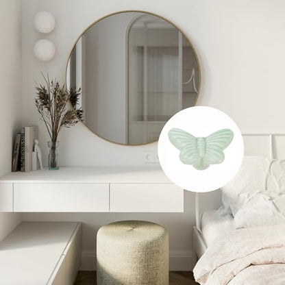 Geesatis Butterfly Cabinet Knobs,10Pcs Single Hole Pulls Handles - style: Butterfly