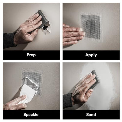 3M High Strength Small Hole Repair Kit - size: 4 Piece Set