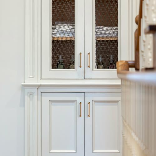12 Pack Antique Brass Cabinet Handles, 6-1/4" Hole Center Drawer Pulls - color: Antique Brass, size: 6-1/4 Inch Hole Center