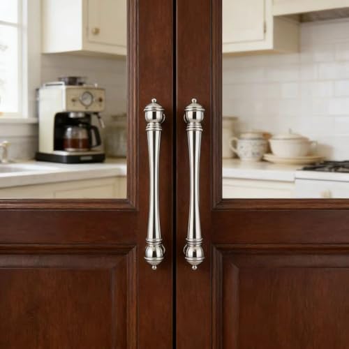 khtumeware 2 Pack 3-1/2 inch(89mm) Hole Center Virbant Polished Chrome Cabinet Pulls Heavy-Duty Solid Cabinet Hardware Drawer Pulls Hardware Suitable for Kitchens bathrooms and Dressing Tables - color: Polished Chrome, size: 3-1/2inch(89mm) hole center