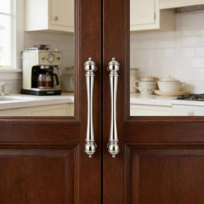 khtumeware 2 Pack 3-1/2 inch(89mm) Hole Center Virbant Polished Chrome Cabinet Pulls Heavy-Duty Solid Cabinet Hardware Drawer Pulls Hardware Suitable for Kitchens bathrooms and Dressing Tables - color: Polished Chrome, size: 3-1/2inch(89mm) hole center