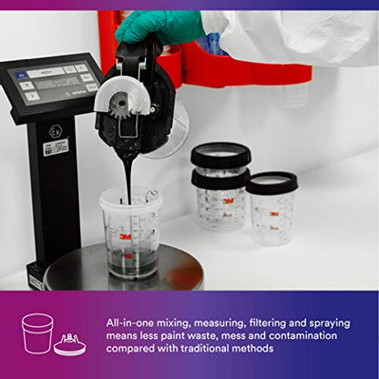 3M PPS (Original Series) Paint Spray Gun Cup Lids and Liners Kit, 16112