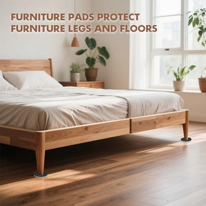 16-Pack Furniture Sliders for Hardwood Floors, Save 80% Effort Safely and Easily, The Glide Tool Set for Heavy Furniture and Appliances, Reusable Floor Protectors and Moving Pads (16 Felt 3.5" Slider) - size: 16 Felt 3.5" Sliders