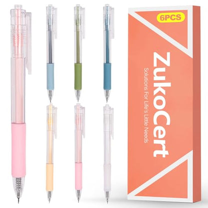 ZukoCert 6 Pack Knife Pen, Precision Craft Cutting Tools, Paper Cutter Pen for Stickers & Scrapbooking, Precision Knife for Crafting with Refillable Blade
