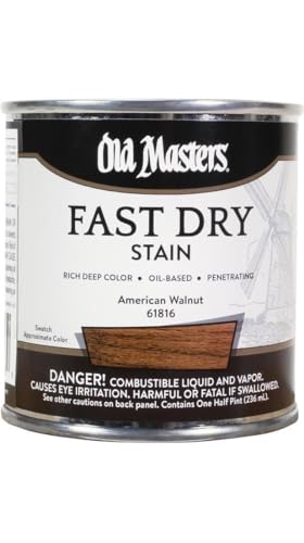 Old Masters Stain OB Fast Dry AMER Walnut 61816