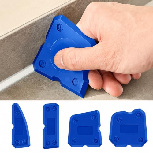 4PCS Silicone Caulking Tool Set, Multi-Function Sealant Finishing Tools