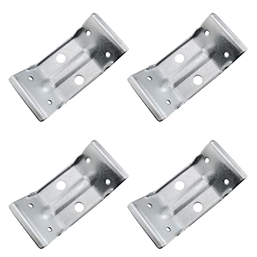 Corner Bracket JCBIZ 4pcs 116x55mm Thickened Stainless Steel Boat Shape Table Leg Corner Brace