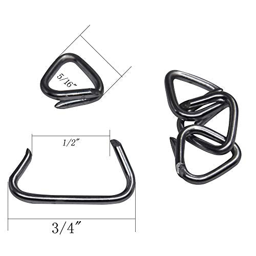 HARDK Hog Ring Pliers Set Straight, 300 PCS Galvanized Hog Rings - Perfect for Furniture Upholstery, Auto Upholstery, Plastic Meat & Sausage Casings - style: Straight & 300 PCS