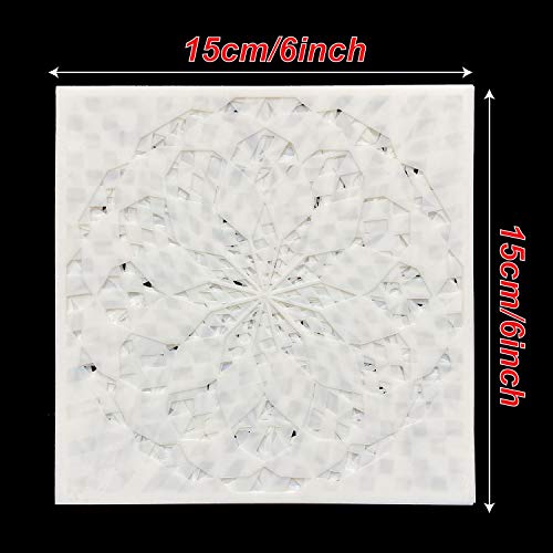 32 Pack Geometric Stencils 6 x 6 Inch Painting Templates for Scrapbooking Cookie Tile Furniture Wall Floor Decor Craft Drawing Tracing DIY Art Supplies - size: 6inch-2