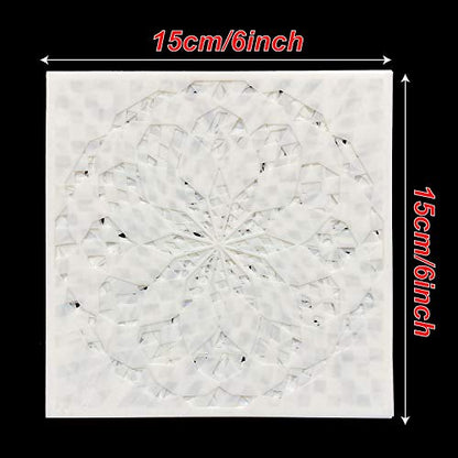 32 Pack Geometric Stencils 6 x 6 Inch Painting Templates for Scrapbooking Cookie Tile Furniture Wall Floor Decor Craft Drawing Tracing DIY Art Supplies - size: 6inch-2