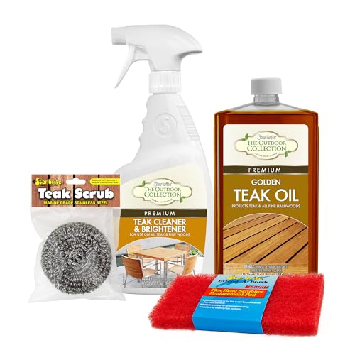 STAR BRITE Teak Oil, Premium Teak Care & Restoration - style: Complete Kit
