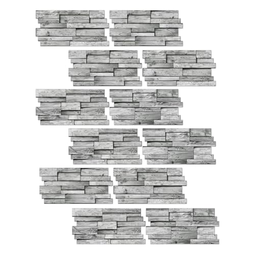 24pcs Peel and Stick Backsplash Tile Wall Stickers 9.68x4.72 inch - color: Hzw-xy-htp-101