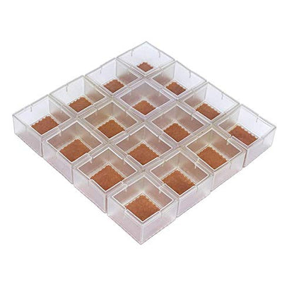 Large Table Leg Floor Protectors 1-15/16" to 2-1/16" (49mm-53mm) Large Furniture 2 inch Sofa Leg Caps Square Silicone, Chair Leg Tips with Felt Pads Clear (16 Pack)