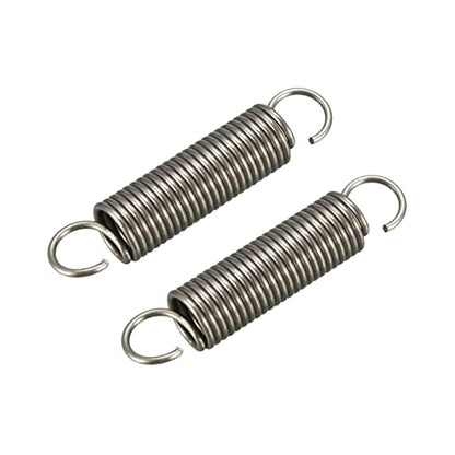 METALLIXITY Extension Spring (1.2x10x50mm/0.047"x0.39"x1.97") 2Pcs, Stainless Steel Tension Spring Wire - for Home Repair Construction Machinery - size: 0.047"x0.39"x1.97"