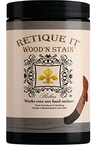 Wood'n Stain - Gel Stain with Liquid Wood (32 oz (Quart), Weathered Wood) - color: 96 Weathered Wood, size: 32 oz (Quart)