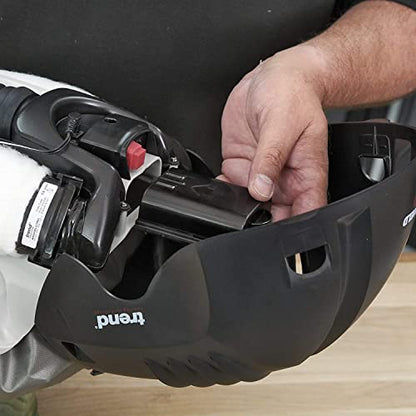 TREND Airshield Pro Respirator and Ear Defender Bundle, Powered Air Circulating Dust Protection with Clip-On Hearing Protection for Woodworking, Full Face Shield Design, AIR/PRO/D2 - style: Mask & Ear Defenders