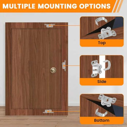 6 Set Mobile Home Cabinet Door Catch, Cupboard Closet Double Post Roller