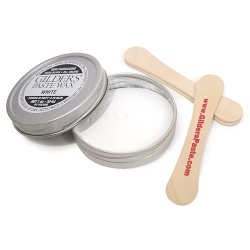 paste, Gilders paste wax 1 ounce canister, gilders wax paste 30 ml canister (WHITE)