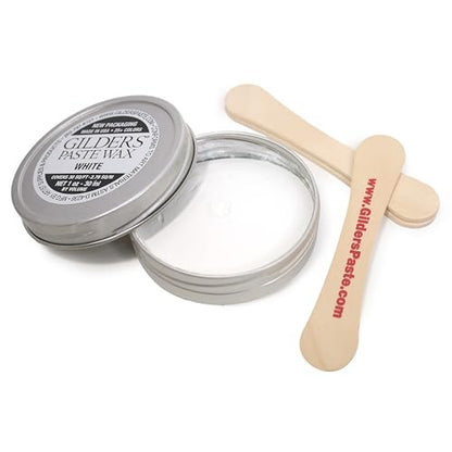paste, Gilders paste wax 1 ounce canister, gilders wax paste 30 ml canister (WHITE)