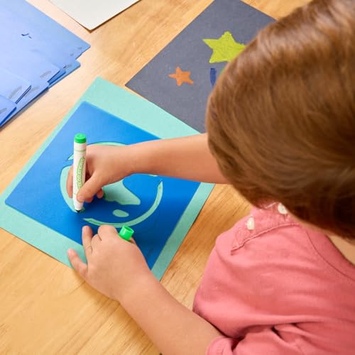 Colorations Space Stencil Set - Set of 12 - style: Outer Space 12PK