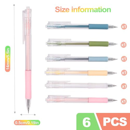 ZukoCert 6 Pack Knife Pen, Precision Craft Cutting Tools, Paper Cutter Pen for Stickers & Scrapbooking, Precision Knife for Crafting with Refillable Blade