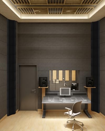 8 Pack - Bass Traps Acoustic Foam Corner, 9.8x9.8 * 4.7'' Black Bass Traps Corner Studio Foam, High Density and Fire-Proof Bass Traps Acoustic Panels Recording Studio Acoustical Treatments - size: 8P Black Bass Traps