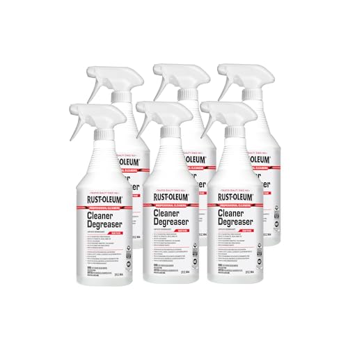 Rust-Oleum Professional Cleaners Cleaner Degreaser | Trigger Spray 32 oz Carafe Bottle | Professional Strength | Ready to Use | 6 Pack - size: 32 Fl Oz (Pack of 6)