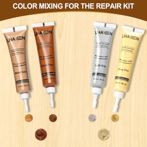 Wood Furniture Repair Kit, 12 Colors Wood Touch Up Paint