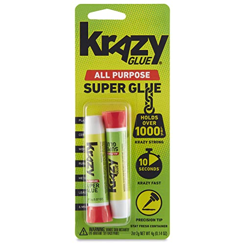 Krazy Glue All Purpose Instant Superglue, 2 g, (2 Pack) - size: 2 Count