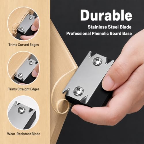 Edge Banding Trimmer, Upgraded Handheld Edge Band Trimmer Cutter