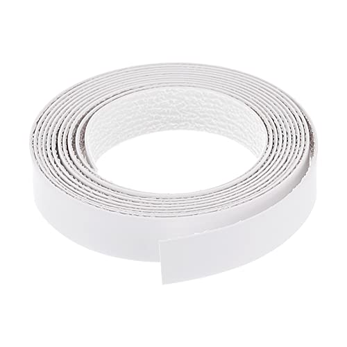 uxcell Edge Banding, 3/4 inch x 9.84ft Pre-Glued White Veneer Edging Iron-on Flexible Edge Banding for Cabinet Repair Furniture Restoration - size: 3/4 Inch x 9.84ft