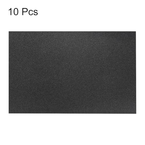 HARFINGTON 10pcs Sandpaper 80 Grit 18 x 12 Inch Silicon Sanding Sheets - size: 80 Grit
