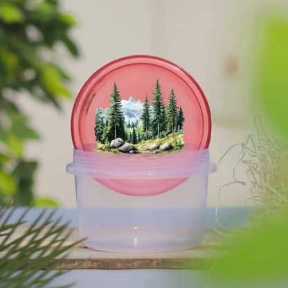 GLOBLELAND 18 Sheets Natural Scenery Rub on Transfers Mountains and Rivers Landscape Waterproof UV DTF Cup Wraps Waterfall Forest Winter Seasons Decals Stickers for Water Glass Bottle Vase Crafts - style: Scenery