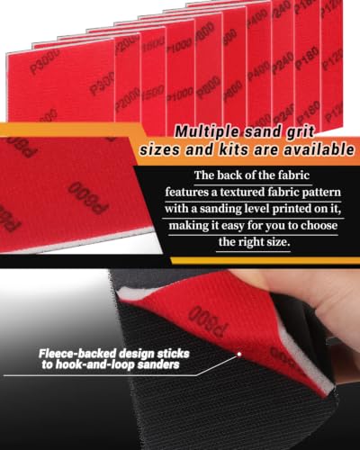 30 PCS Sanding Sponge 3000 Grit Wet Dry Sandpaper Assortment Sanding Blocks - size: #3000 Particle size