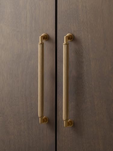 10 Pack Champagne Bronze Cabinet Pulls 7-9/16" Hole Center - color: Champagne Bronze, size: 7-9/16" (192mm) Hole Centers