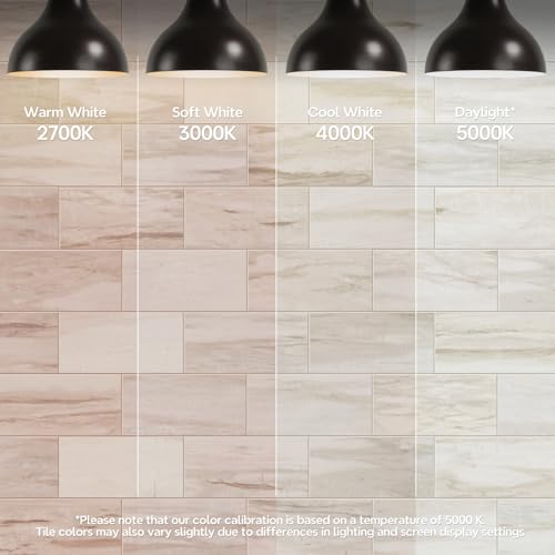Vamos Tile 100-Piece Glossy Wooden Marble Grain Peel and Stick Backsplash Tile,3''x6'' PVC Subway Tile with White Grout, Stick on Backsplash for Kitchen/Bathroom/Fireplace - color: Wooden Marble Grain