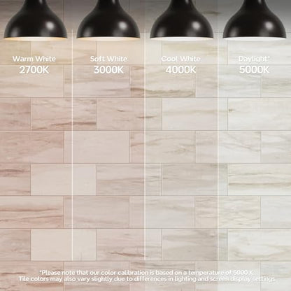 Vamos Tile 100-Piece Glossy Wooden Marble Grain Peel and Stick Backsplash Tile,3''x6'' PVC Subway Tile with White Grout, Stick on Backsplash for Kitchen/Bathroom/Fireplace - color: Wooden Marble Grain