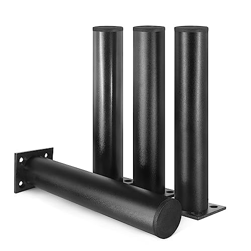 Aluminum Alloy Adjustable Furniture Legs 8 Inch / 200mm - Black - 4Pcs - size: 8 Inch