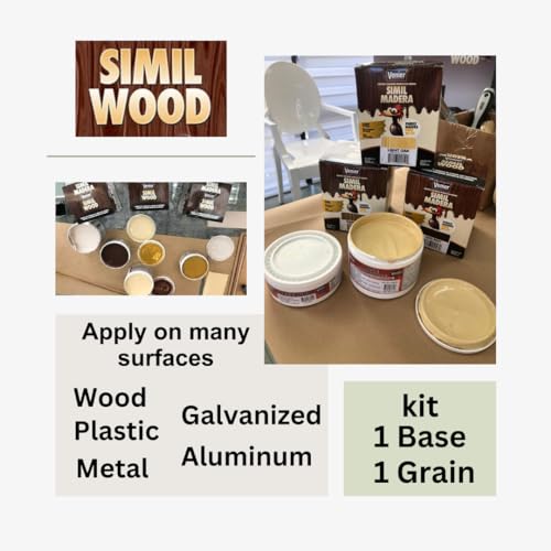 Venier Wood Like Paint Garage Doors (Dark Oak) - Furniture Cabinets Metal - Interior Exterior Paint - Liquid Wood (25,36 fl. oz) - color: Dark Oak
